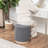 16 Inches Round Ottoman Stool with 360° Swivel Base-689708912