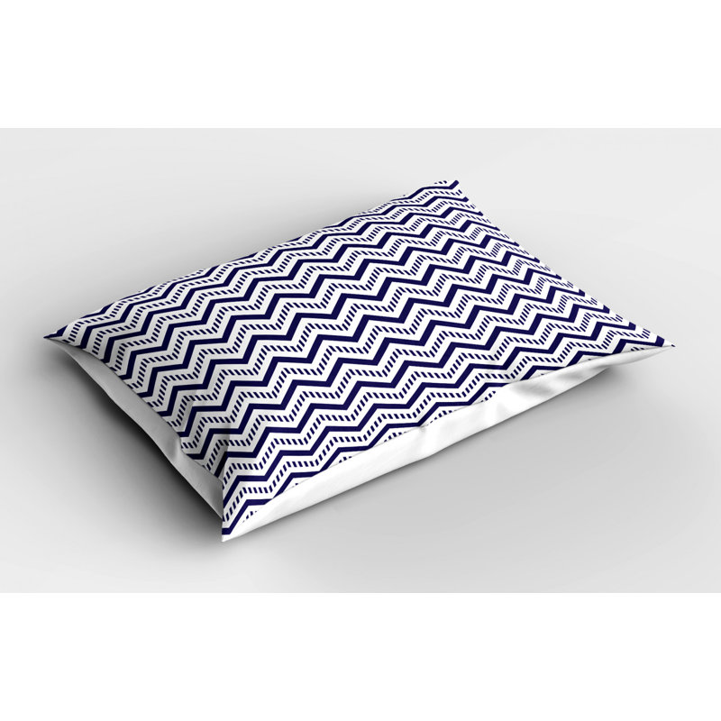 Polyester Chevron Sham, Twin