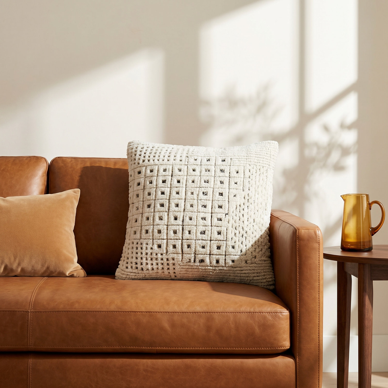 Danza Pillow Cover, 18" x 18", Down