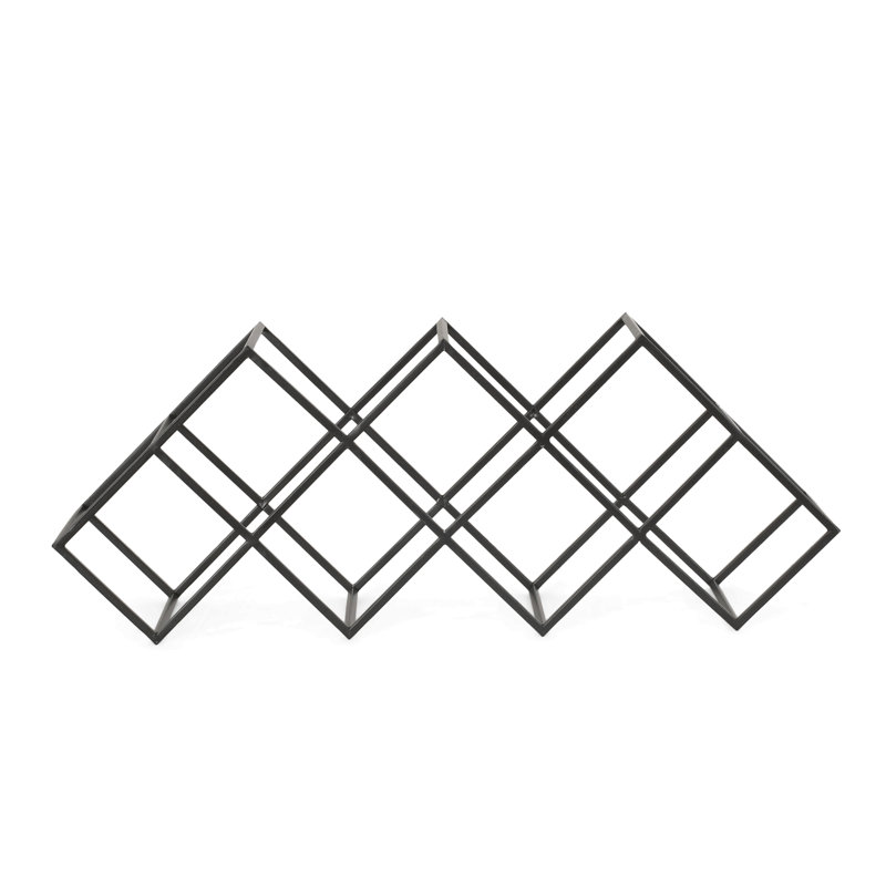 BLACK IRON WINE RACK