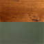 Table de chevet 14 pouces, aucun assemblage requis, finition vert sauge et bois fruitier-2139871660-2139871661