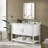 Caitline 48" W Modern Shaker Soft Close Doors Vanity Cabinet with Open Storage Shelf