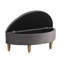 Callista Polyester Upholstered Storage Bench