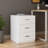 Modern White Drawer with 100% Melamine Coated Particle Board, 17.5 x 24.3 x 18.4 inches | Durable & Stylish Design, Perfect for Bedroom Storage & Organization | Sleek Solid Color for Contemporary Décor-1215971687