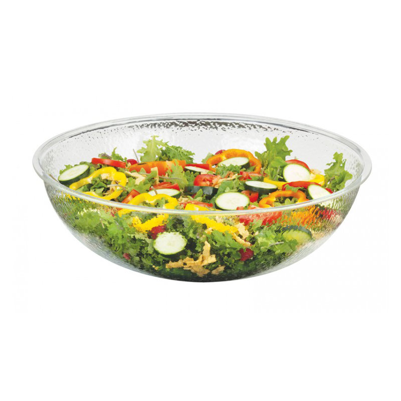 16 Qt. Clear Acrylic Pebble Salad Bowl