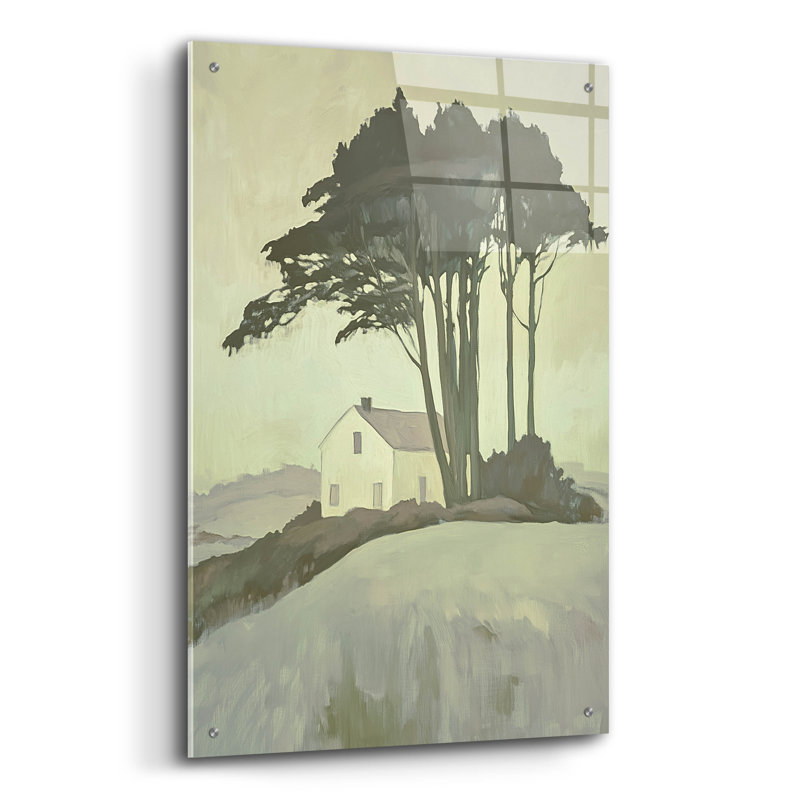  «Country House» par Svetlana Aleynikova, art mural en verre acrylique, H 36 po x l 24 po x P 0,2 po