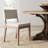 Solid Wood and Flax Upholstered Dining Chair-1773892035-1773892034-1792400816