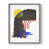Gray Single Picture Framed