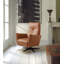 Luxor Genuine Leather Swivel Electric Recliner-1024017641