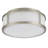 10" Brushed Nickel Integrated LED Flush Mount Ceiling Light-572474688