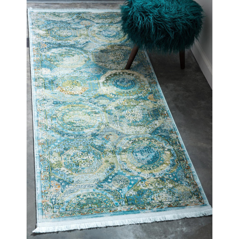 Moroccan Indoor Rug, Runner 2' x 8'