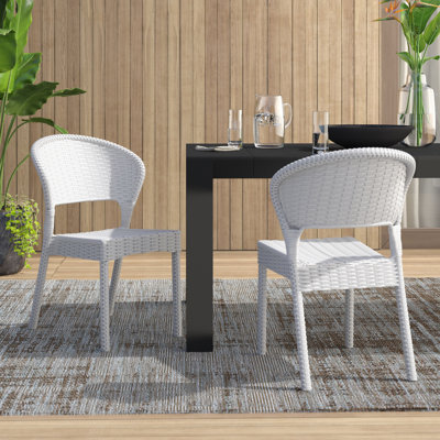 Chaise d'appoint empilable Coral
