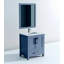Meuble-lavabo de salle de bain 30 po X P 22 po P, comptoir en quartz, ensemble de robinet et Miroir-1857772821