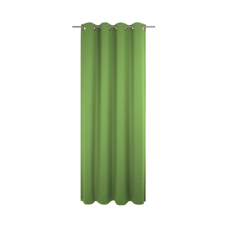 Gracierose Synthetic Eyelet Single Curtain Panel, opaque, 245cm Width x 270cm Drop, Apple