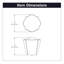 Trellis Collection Conical Knob-109405661