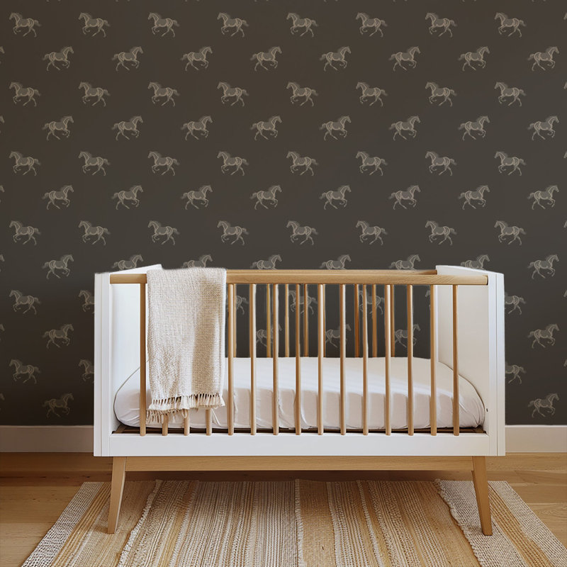 Thoroughbred - Wallpaper, Self-Adhesive, Vinyl, Burnt Umber
