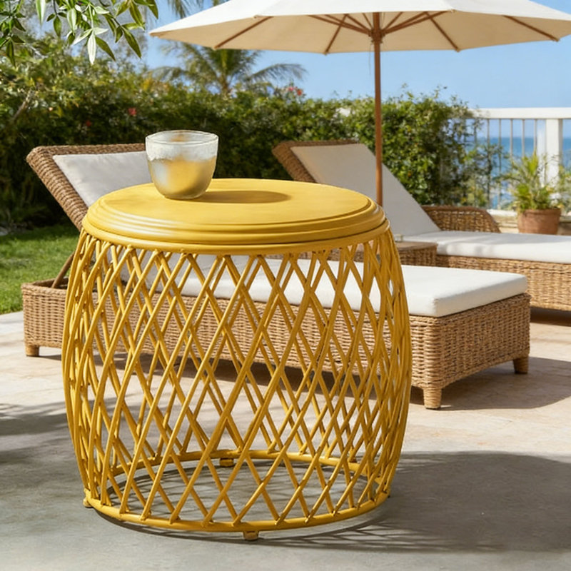 Table d'appoint 19,75, Jaune