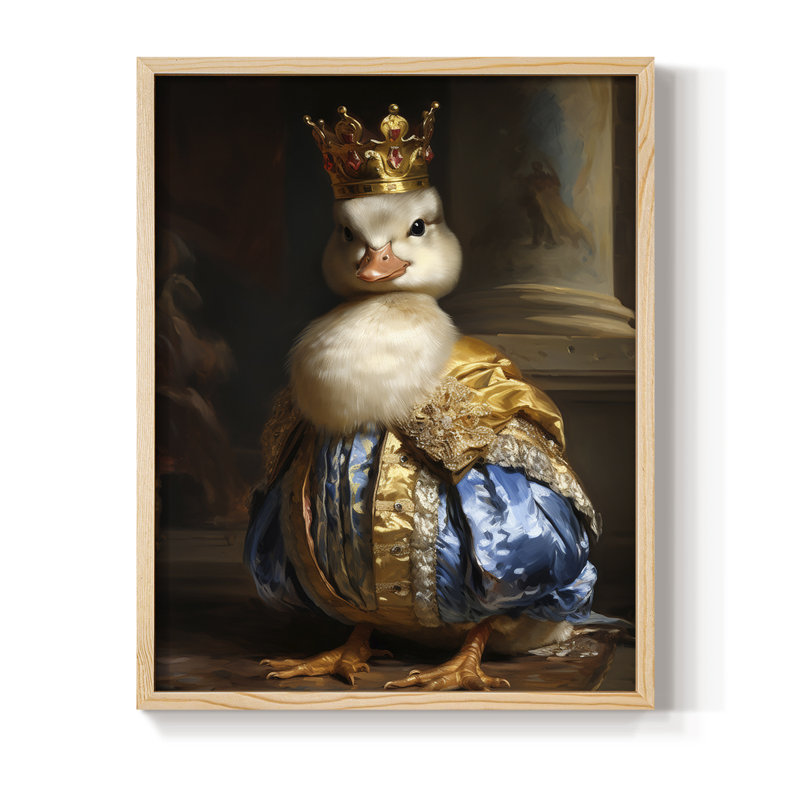 ANIMALS Series CCV Framed Print - Solid Wood, 11'' H x 9'' W