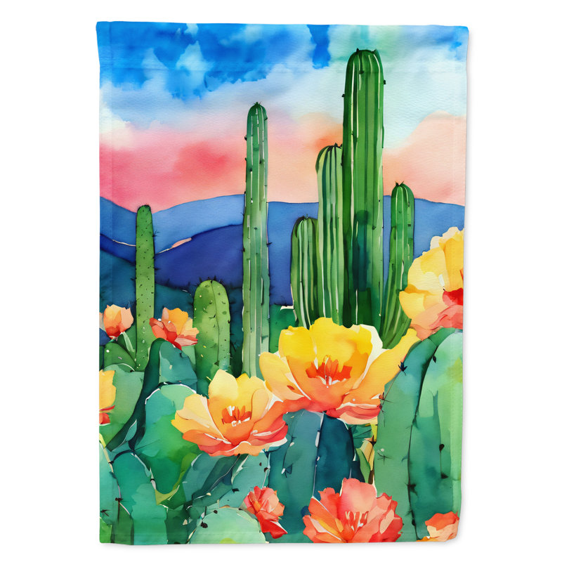 Drapeau de jardin double en polyester H 15,5 po x l 11,25 po