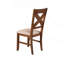 Chaises de salle à manger en bois massif Karven, ensemble de 2
