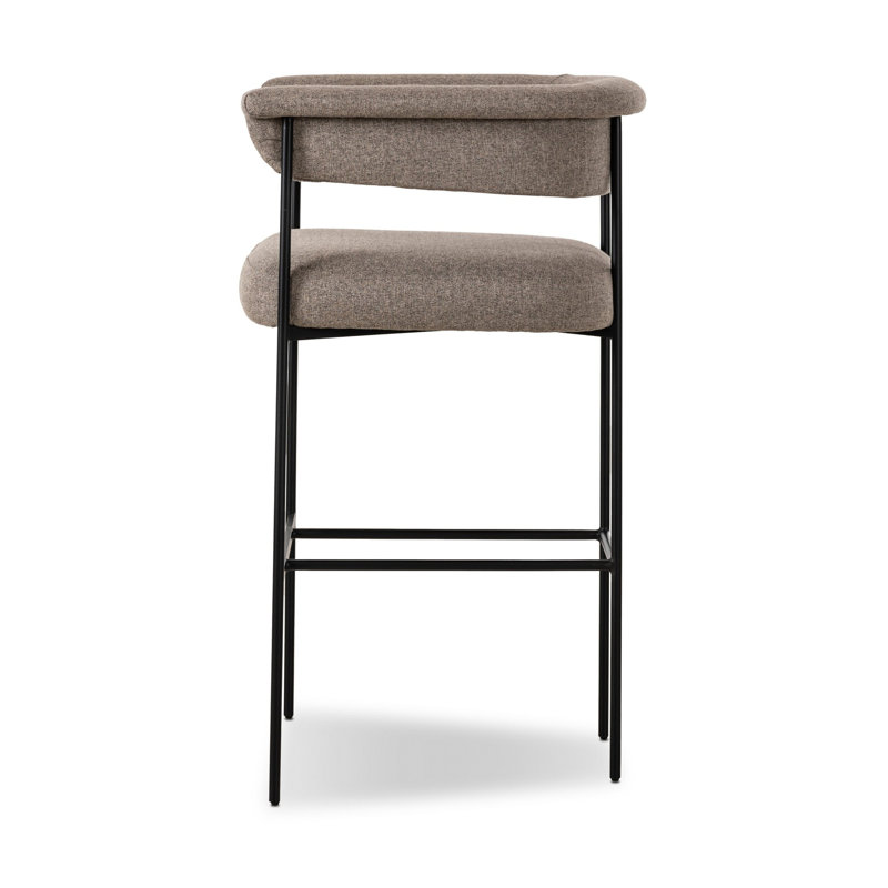 Grayson Counter and Bar Stool, Orly Natural Polyester, Solid, Bar Stool (30.5" Seat Height)