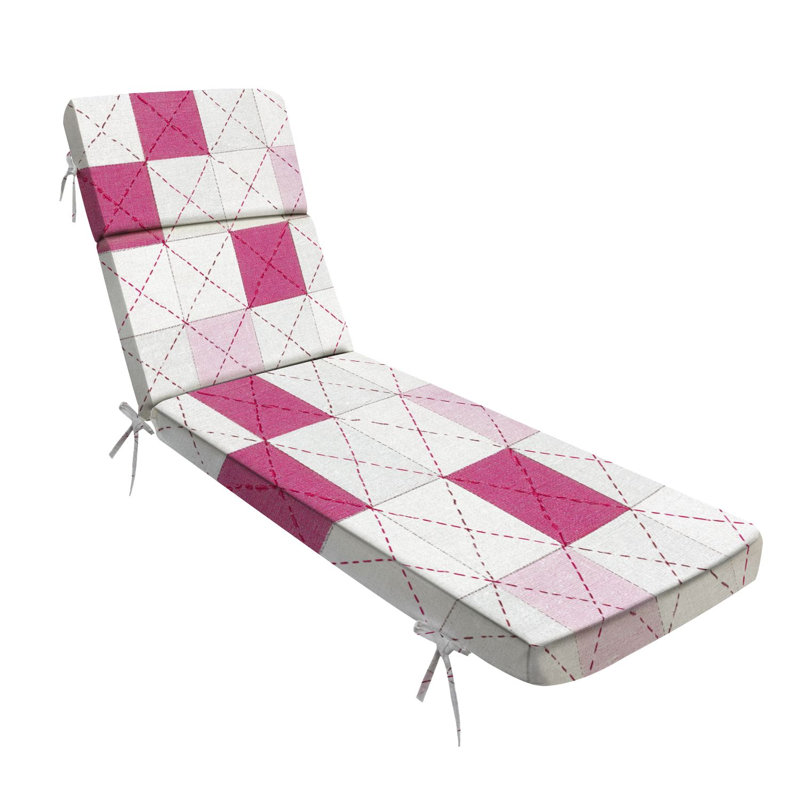 Coussin de patio pour l'extérieur Peenoke 3 po pour la Saint-Valentin