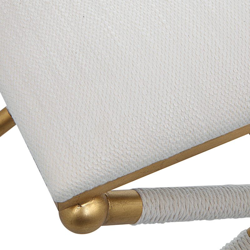 Banc recouverts de tissu d'ameublement