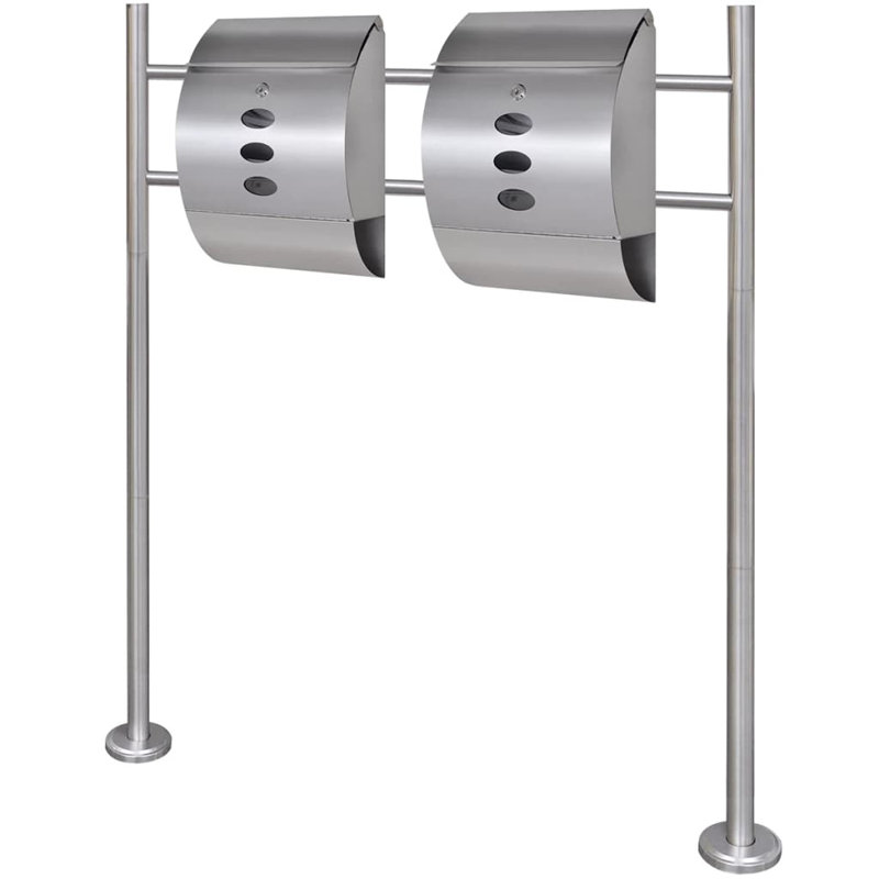 Feeley Steel Post Mounted Post Box