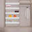 Set Of 5 Wall-Mounted Foamed PVC Wire Rack Covers Rectangular Pantry Shelves Covers For Bathroom Kitchen-1161204497