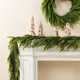 2-Piece 9Ft Christmas Greenery PE Dripping Garland