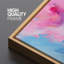 «Serene Pink and Blue Swirls Calming Abstract», 2 pièces sur toile-99016294-99016295