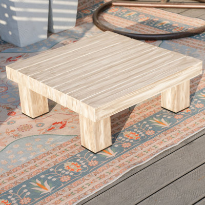 Aluminum Square Outdoor Coffee Table by Primestok