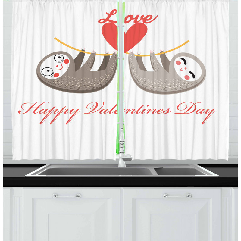 Pointed Kitchen Curtain