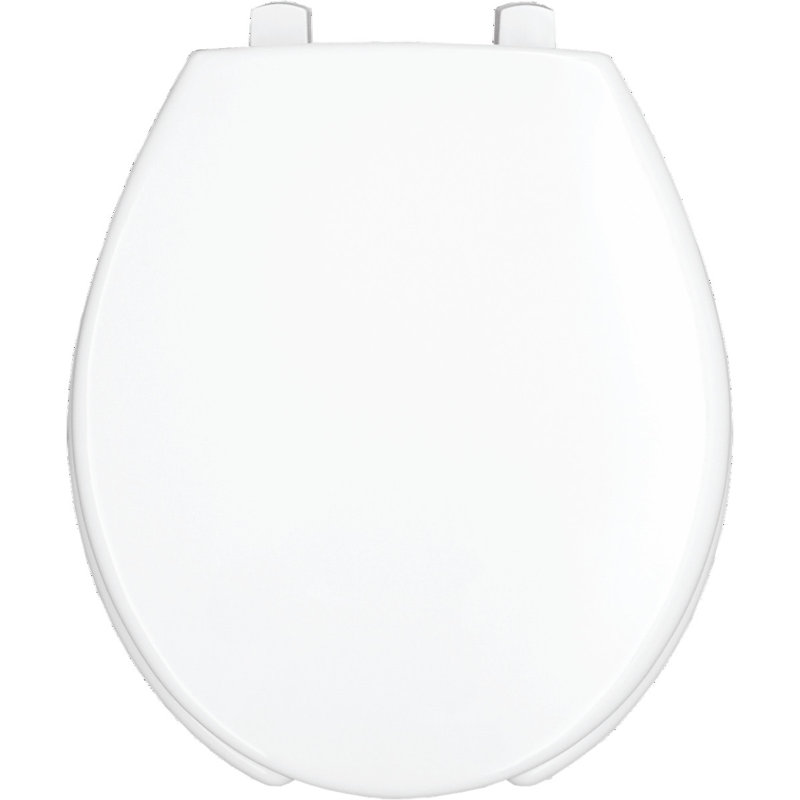 Siège de toilette rond en plastique