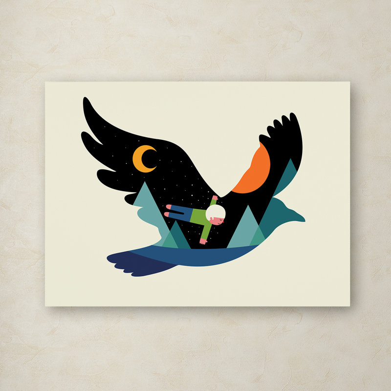 Art sur toile Myersville «I Believe I Can Fly», H 18 po x l 24 po x P 2 po