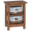 38cm W Solid Wood Bedside Table