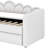 Velvet Upholstery Daybed With Trundle & LED Light, Trundle Can Be Flat Or Erected-351641186