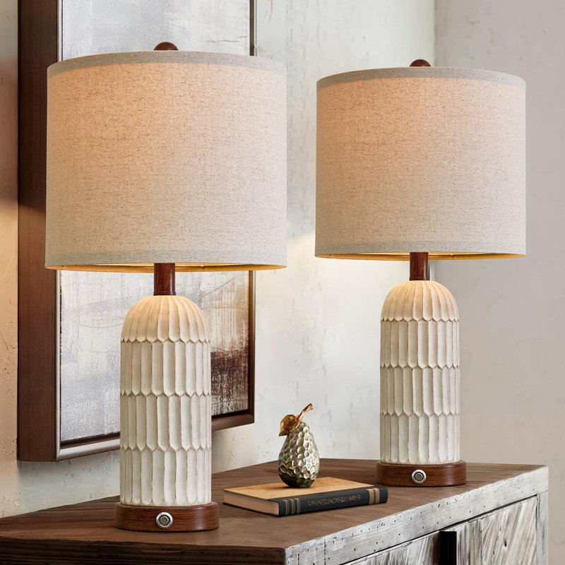 Lampe de table USB en métal Roslyn