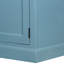Armoire bleue / crédences 39,4 x 18 x 83 po - style français décontracté et 45%, 35% bois massif, 10% verre, placage-1487377088