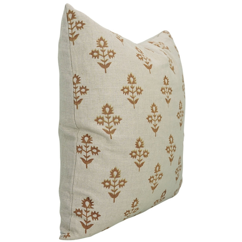 Housse de coussin bohémienne, H 14 po x l 14 po
