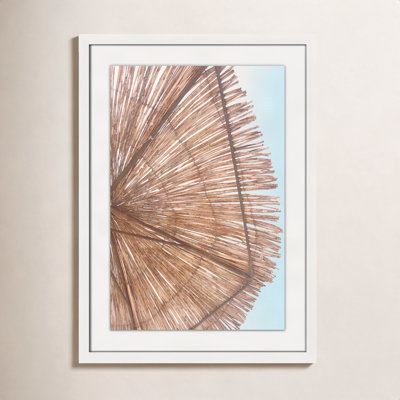Antonio "Rosy Straw Umbrella" Print