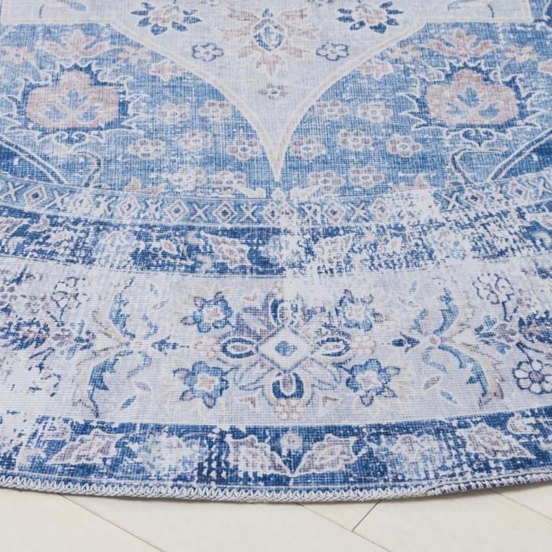 Tapis oriental lavable à la machine Arizona Performance, Rond 6 pi