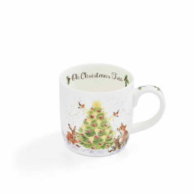 Classic Wrendale Designs, Oh Xmas Tree (Xmas Tree) Mug