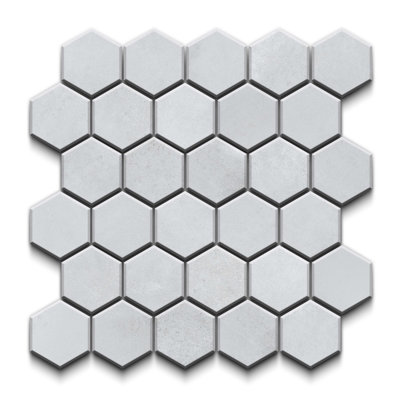 Mina Matte Hexagon Mosaic Wall & Floor Tile (.80 Sq. Ft. /Sheet)