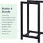 Lovanda 30cm W Metal Log Rack