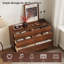 Commode 6 tiroirs 43 po pour chambre