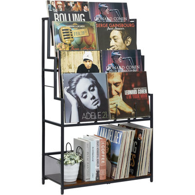5-Tier Vinyl Record Storage Stand Holder by 17 Stories