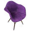 Fauteuil en velours de 24,5 po Balough