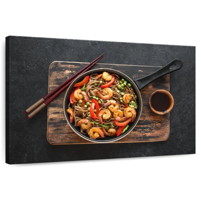 Shrimp Soba Noodle Stir Fry