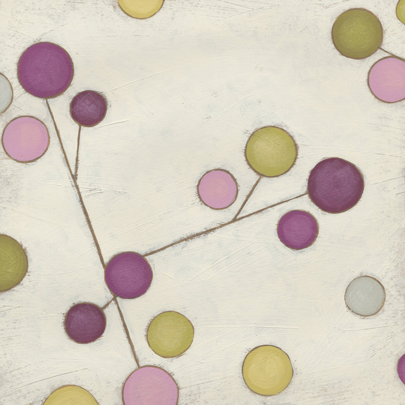 «Molecular Blossoms II» par June Erica Vess - peinture sur toile tendue, H 36 po x l 36 po x P 1,25 po